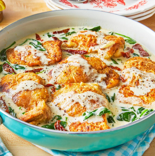 comfort-food-recipes-chicken-florentine-6466710122edf